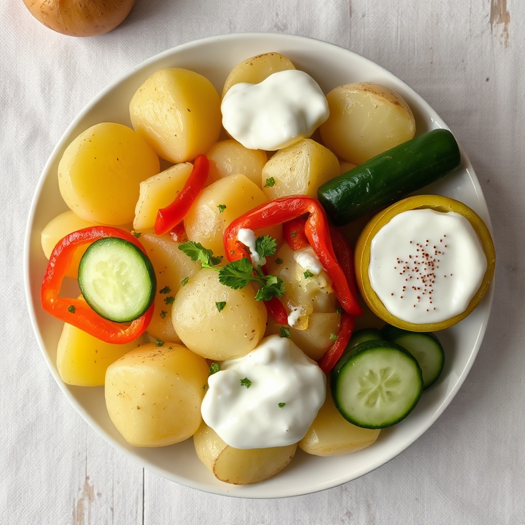 Boiled Potatoes with Quark