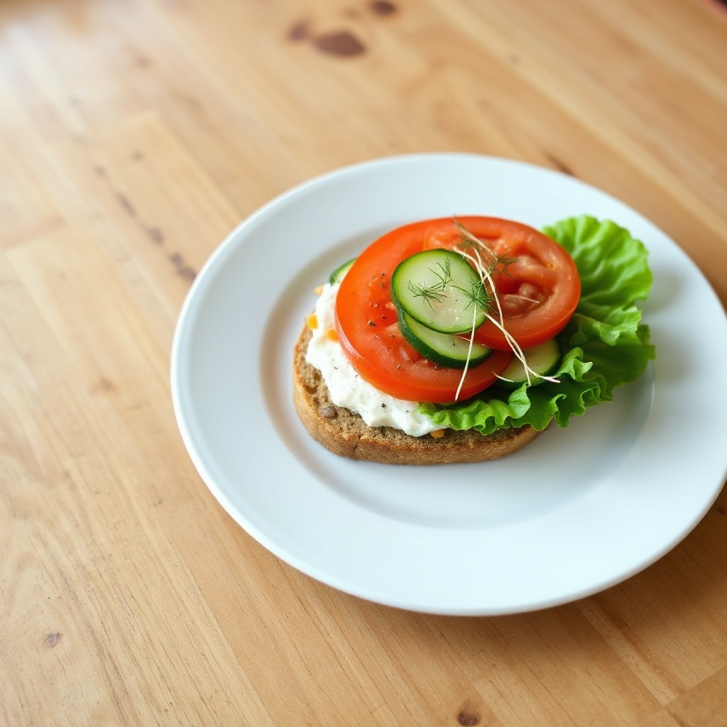 Frischer Gemüse-Delight Sandwich