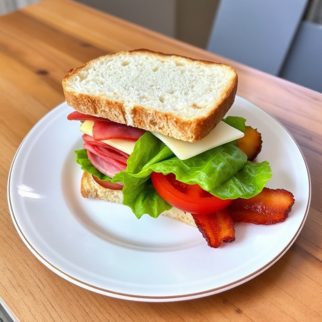 Italienischer Club-Sandwich mit einem Twist