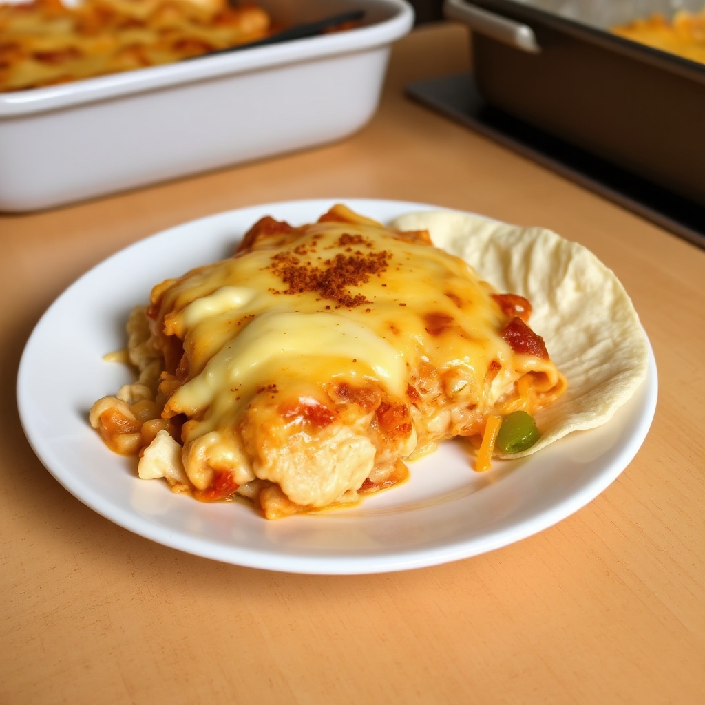 Tortino di Enchilada di Pollo e Formaggio