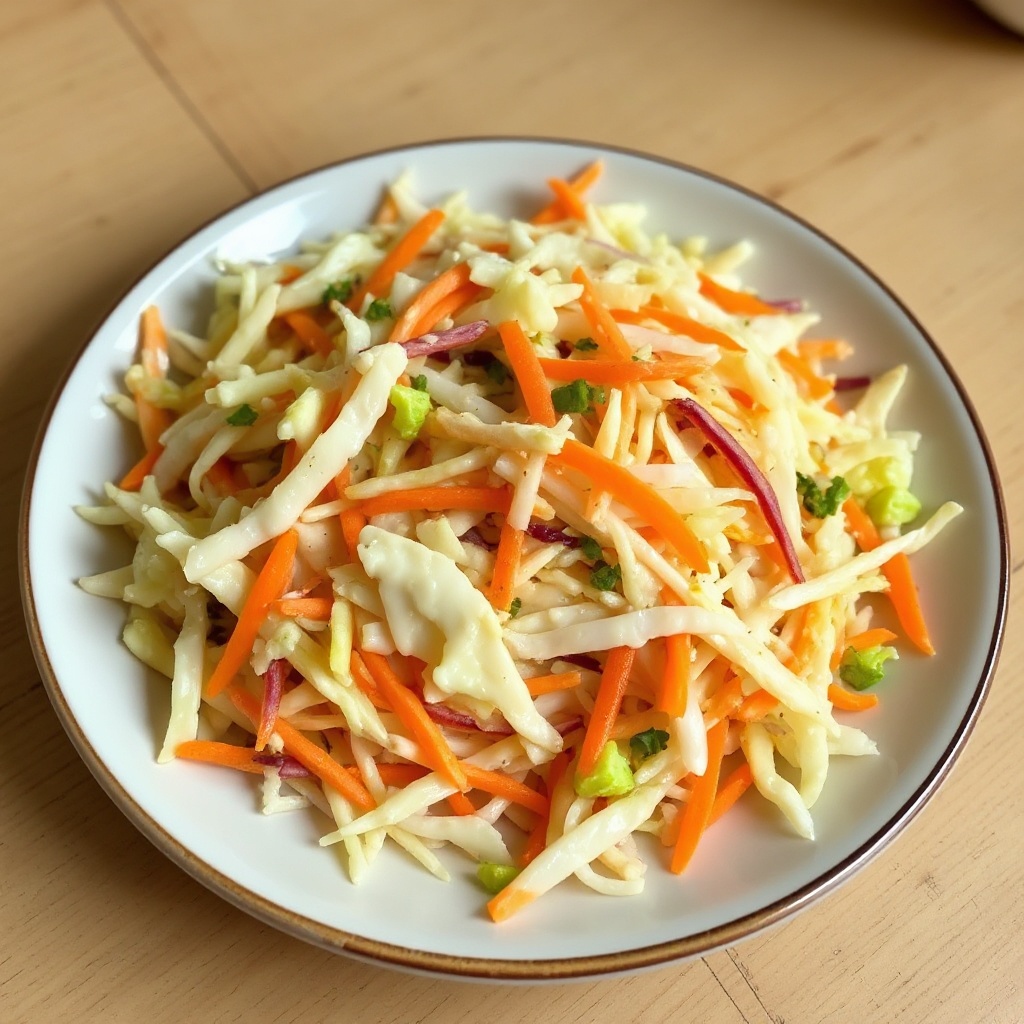 Cremiger australischer Slaw mit einem spritzigen Twist