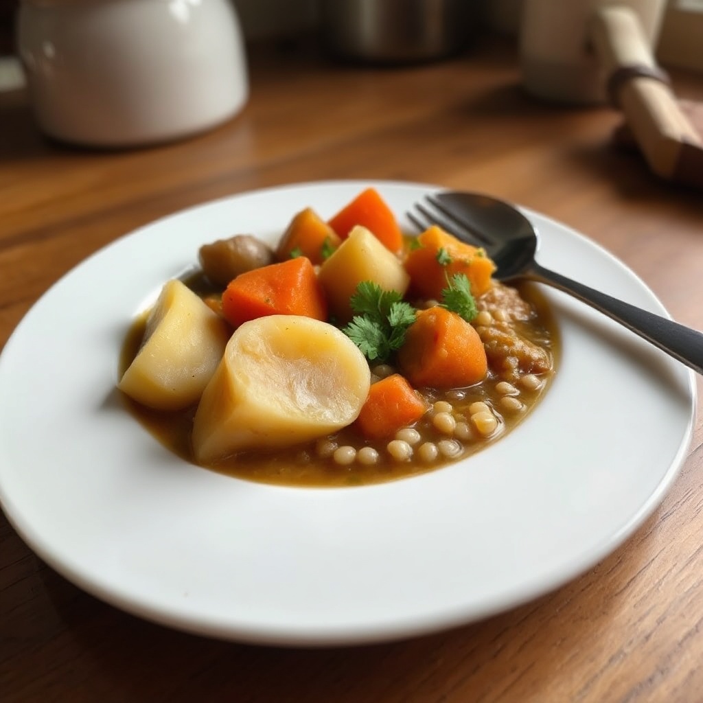 Stufato Vegano di Verdure Radici