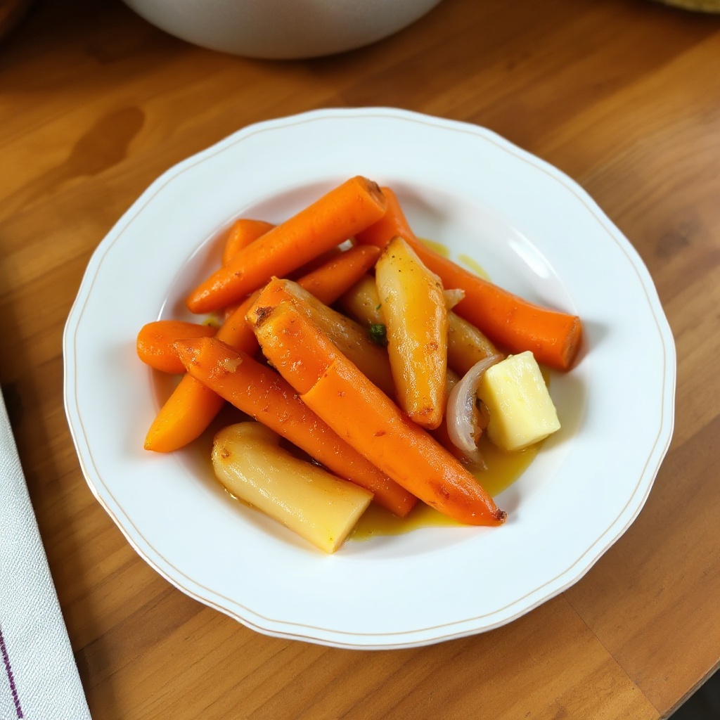 Sweet Glazed Root Vegetables