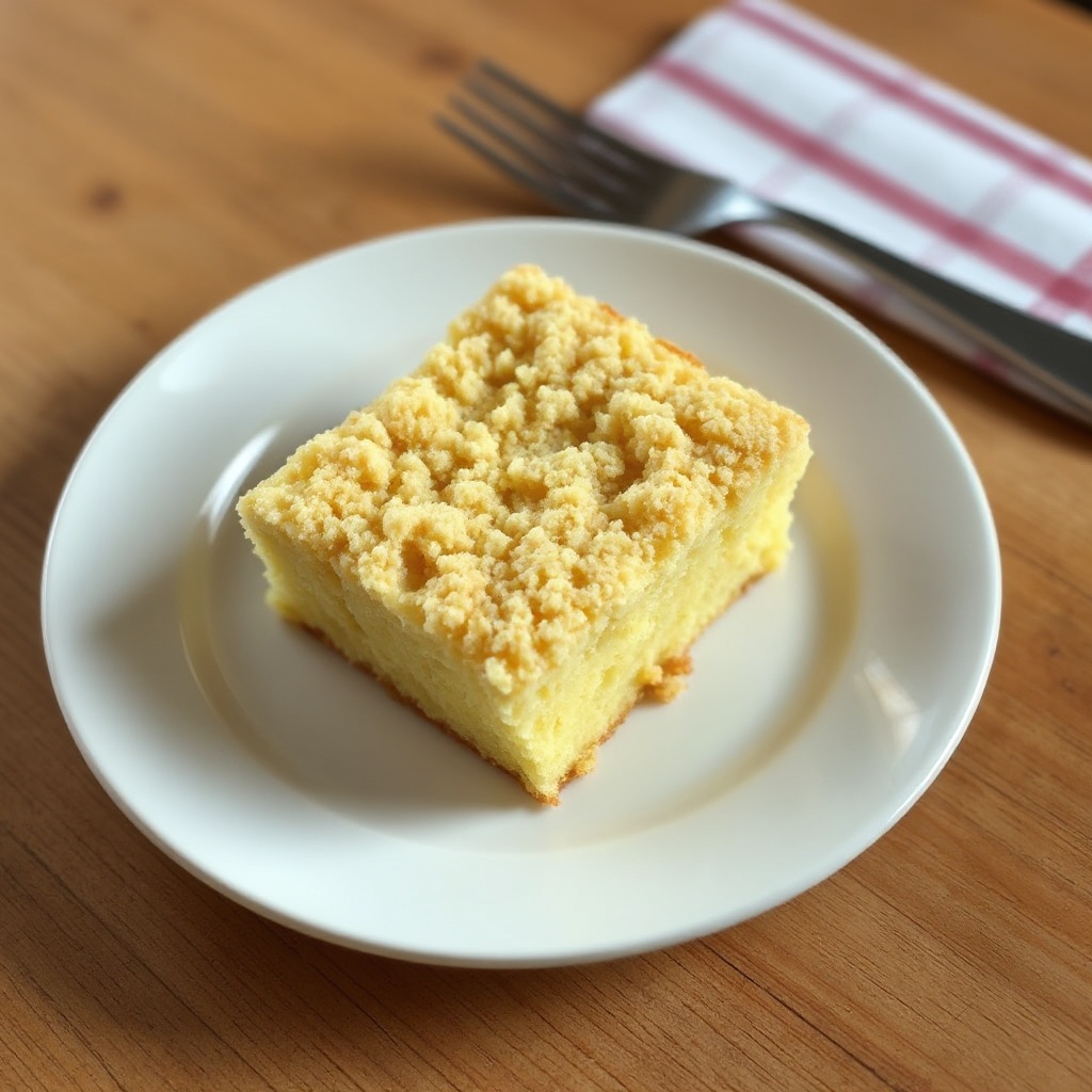 Torta Sbriciolata alla Vaniglia Dorata