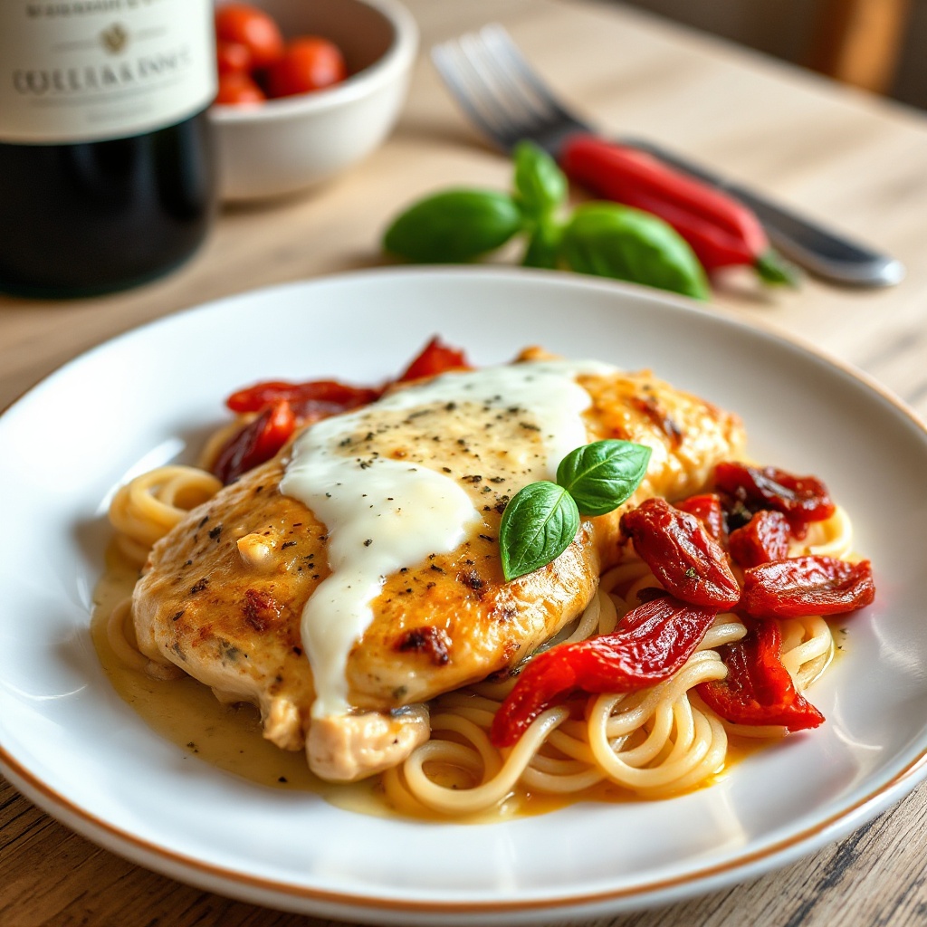 Creamy Tuscan Chicken with Sun-Dried Tomatoes