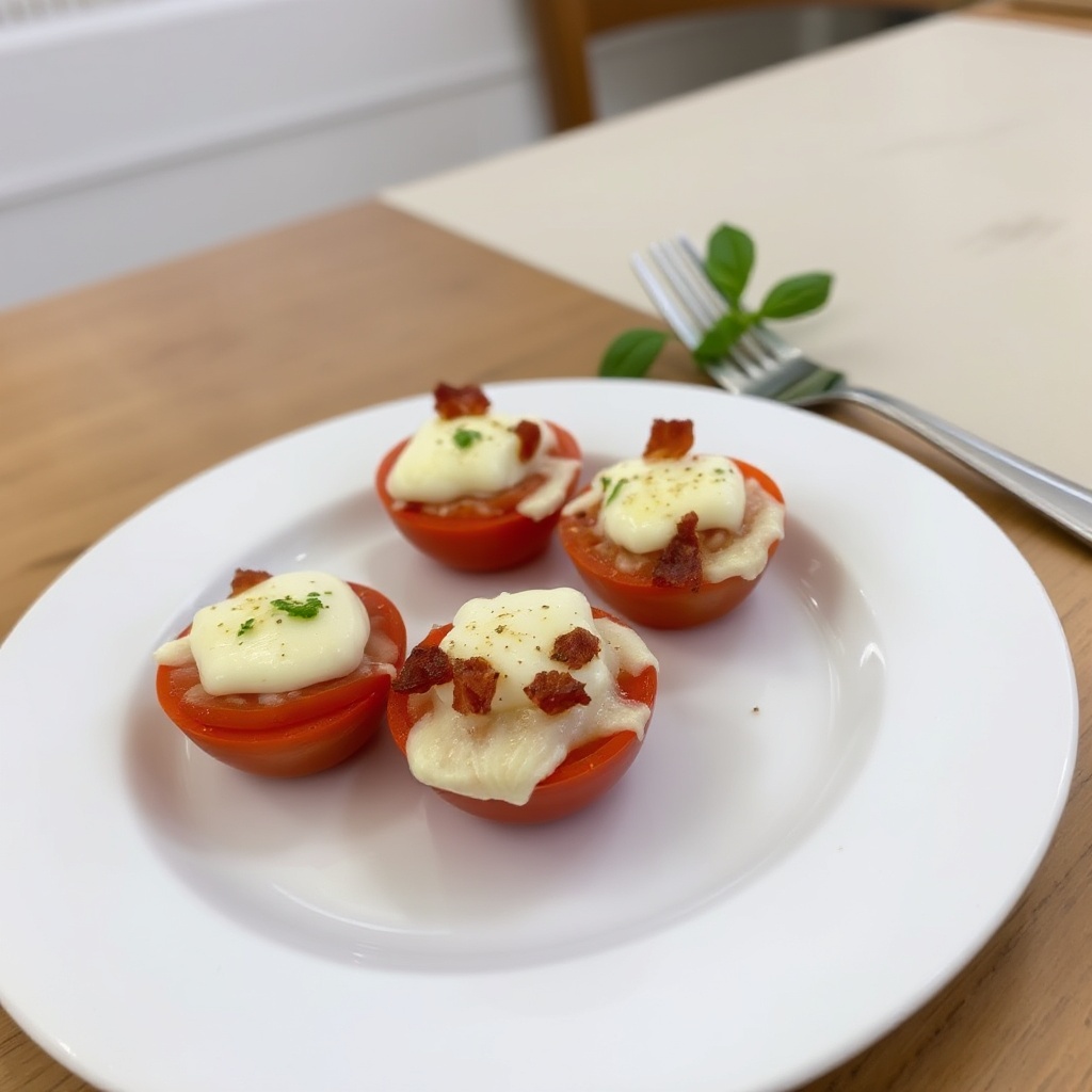 Cheesy Tomato Bites