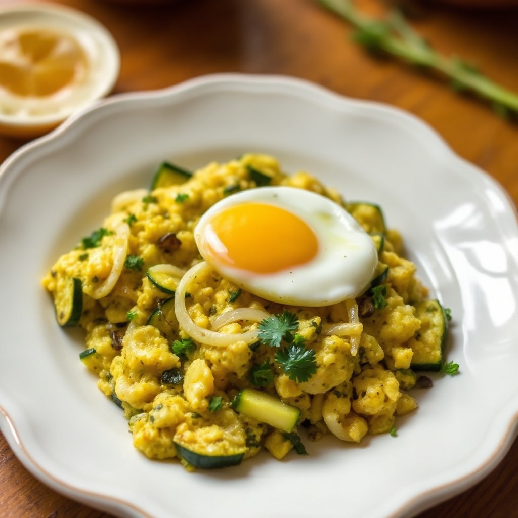 Frittata Spagnola con Zucchine e Cipolle