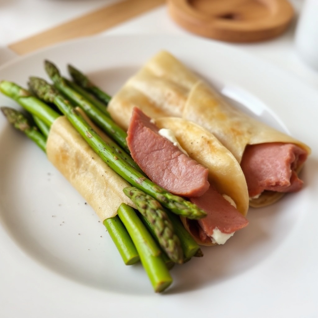 Savory Asparagus and Beef Wraps