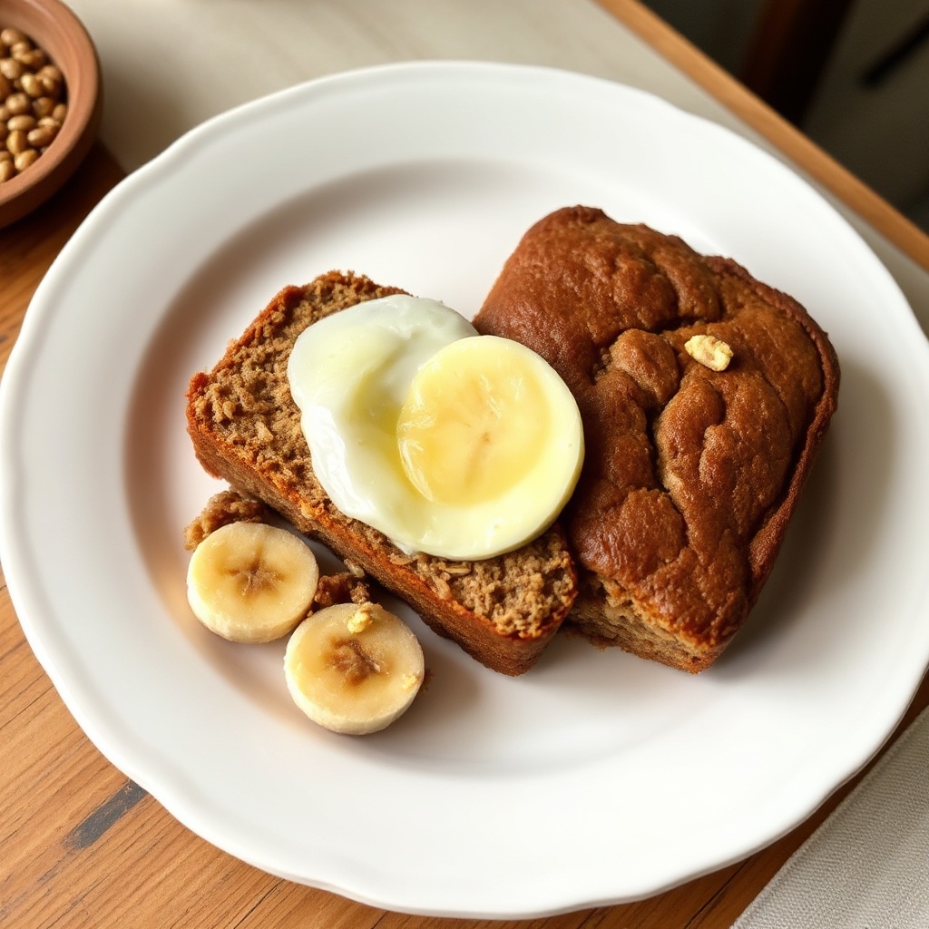 Bananen-Walnuss-Haferbrot