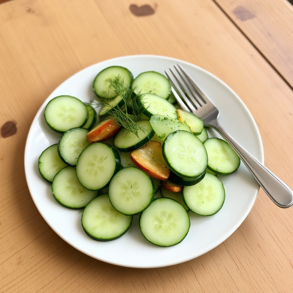 Refreshing Scandinavian Cucumber Salad