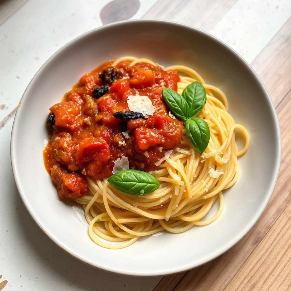 Savory Tomato Basil Pasta Sauce