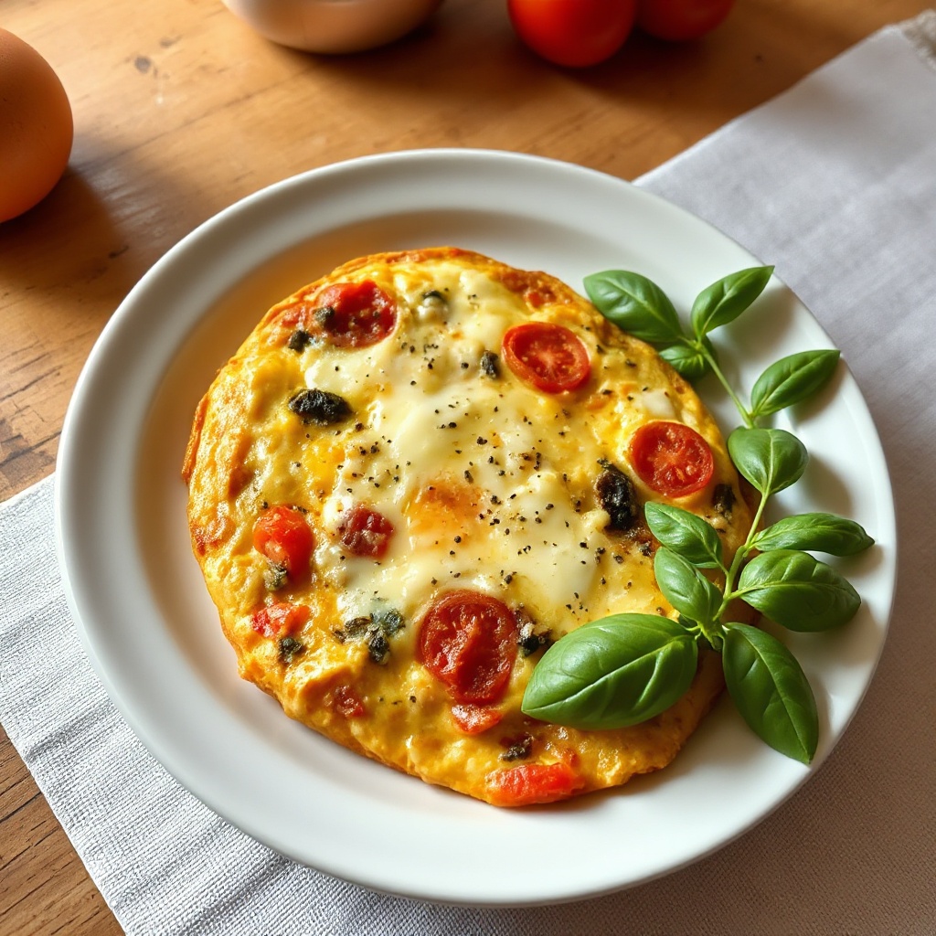 Tomaten-Basilikum-Frittata