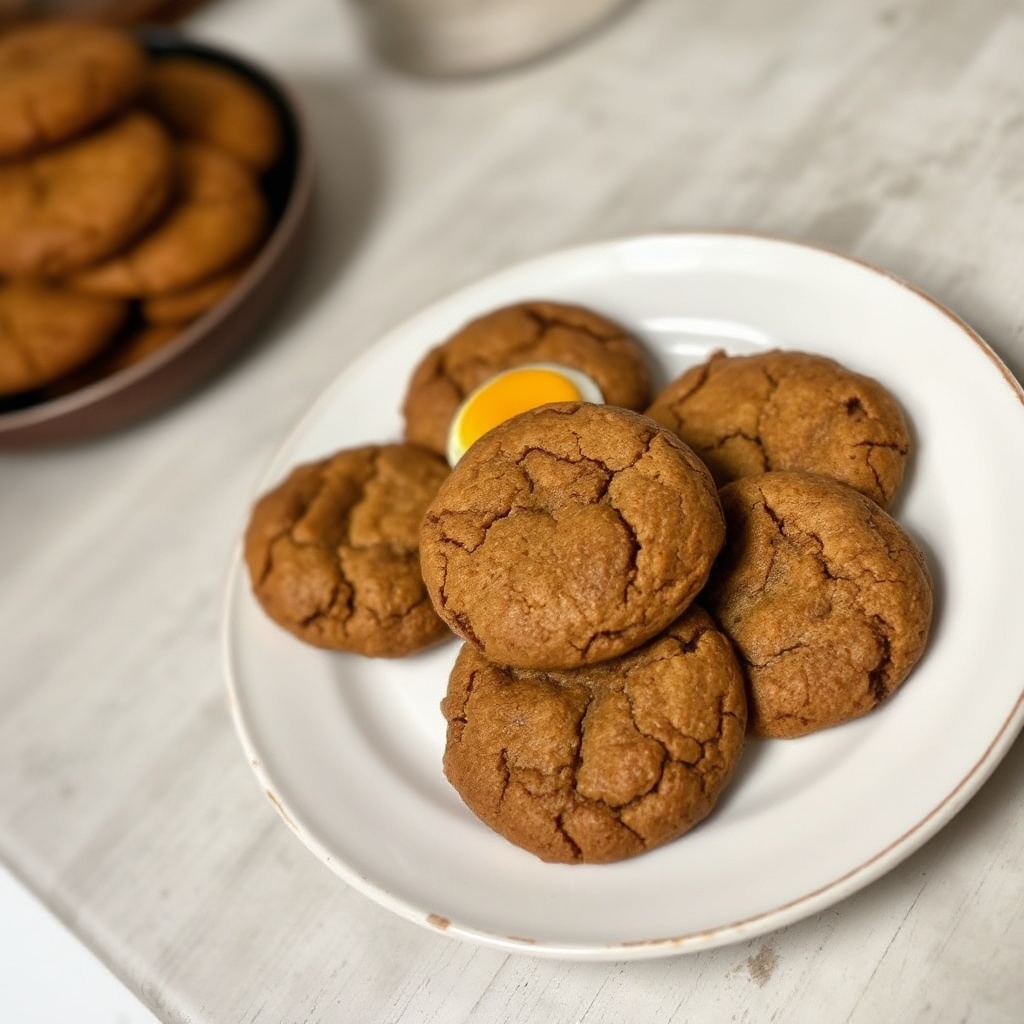 Chewy Spiced Molasses Cookies