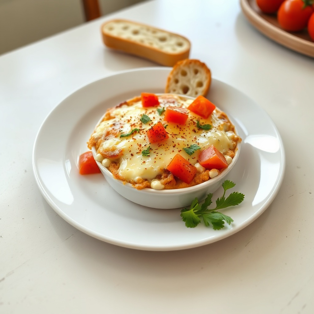 Cheesy Baked Mozzarella Dip