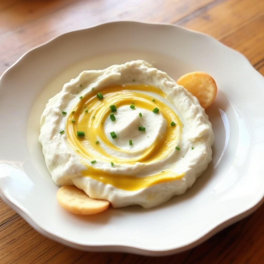 Creamy Mustard and Chive Dip