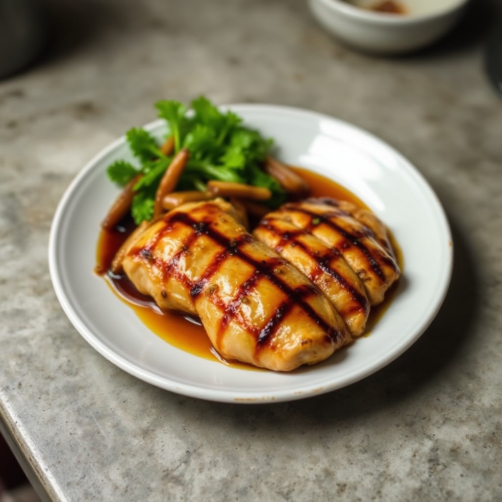 Honig-Soja-gegrilltes Hähnchen