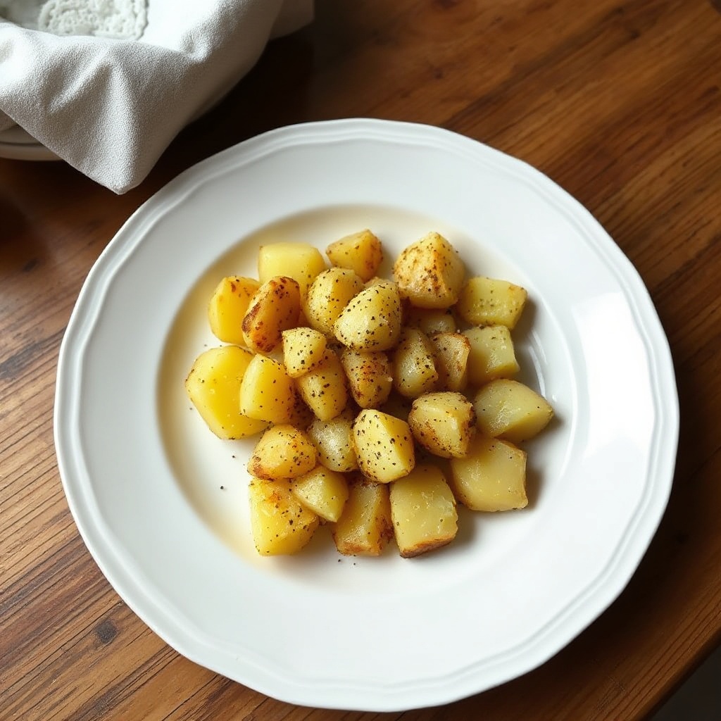 Knusprige zerdrückte Baby-Kartoffeln
