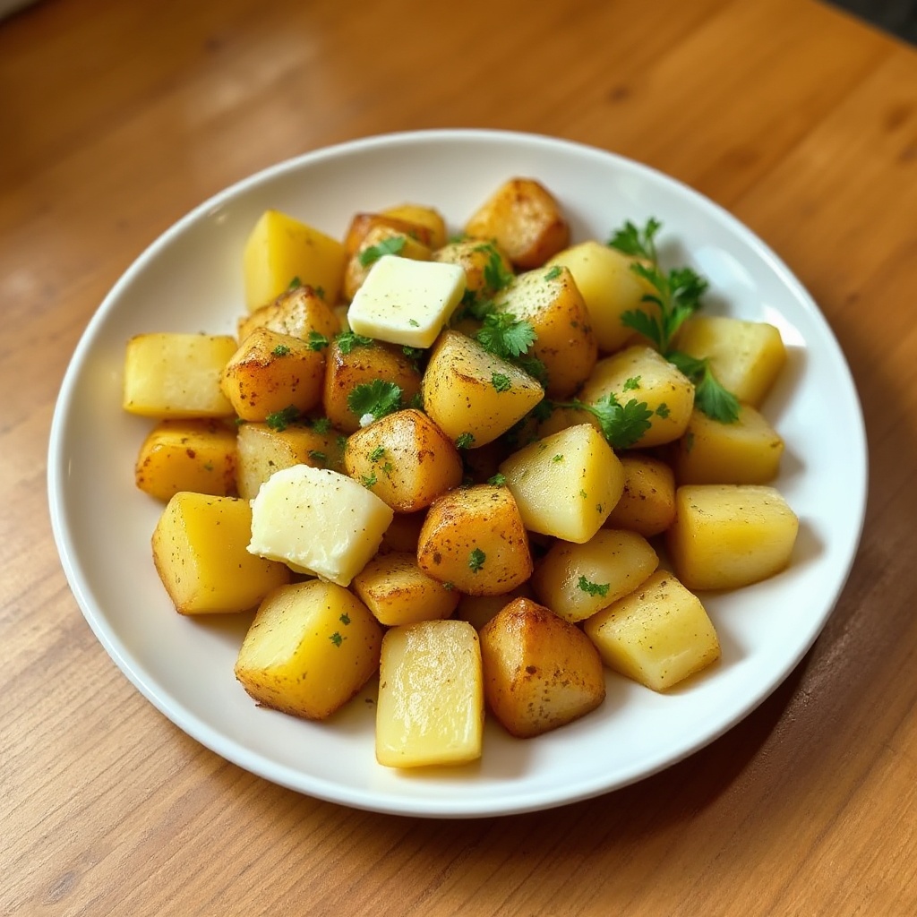 Golden Skillet Potatoes with Herbs