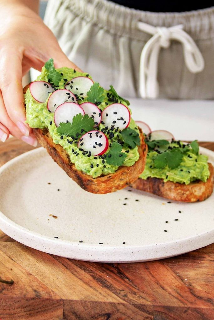 Smashed Peas and Avocado Toast