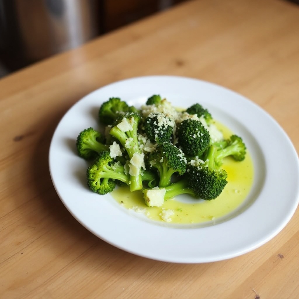 Broccoli all'Aglio e Limone con Parmigiano