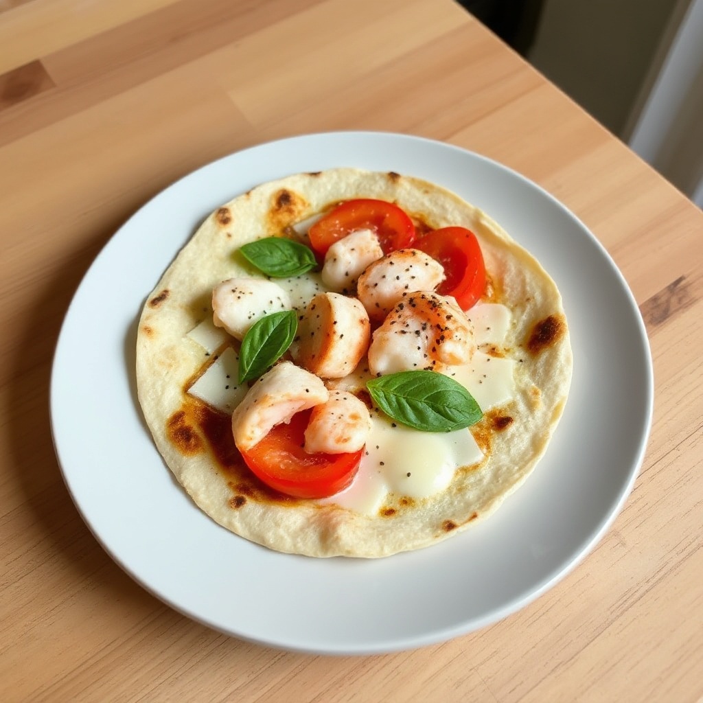 Pizza Tortilla di Aragosta Salata