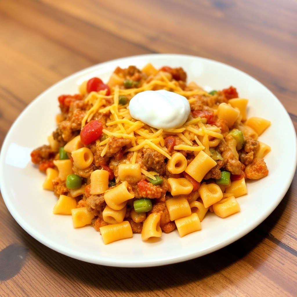 Cheesy Taco Pasta Bake