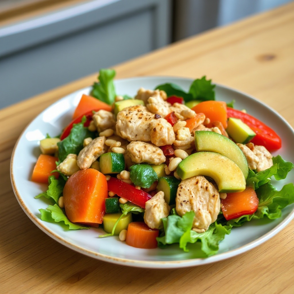 Zesty Thai Chicken and Tropical Fruit Salad
