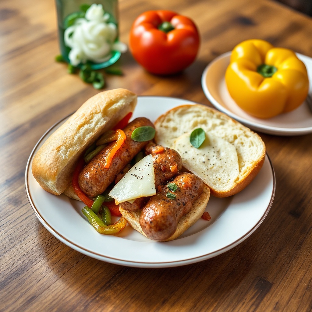 Spieltag Würstchen Sandwiches