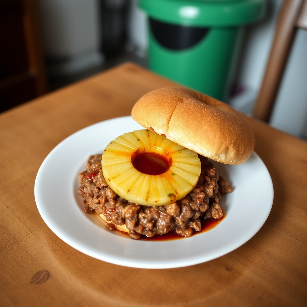 Hawaiian-Style Ananas Burger