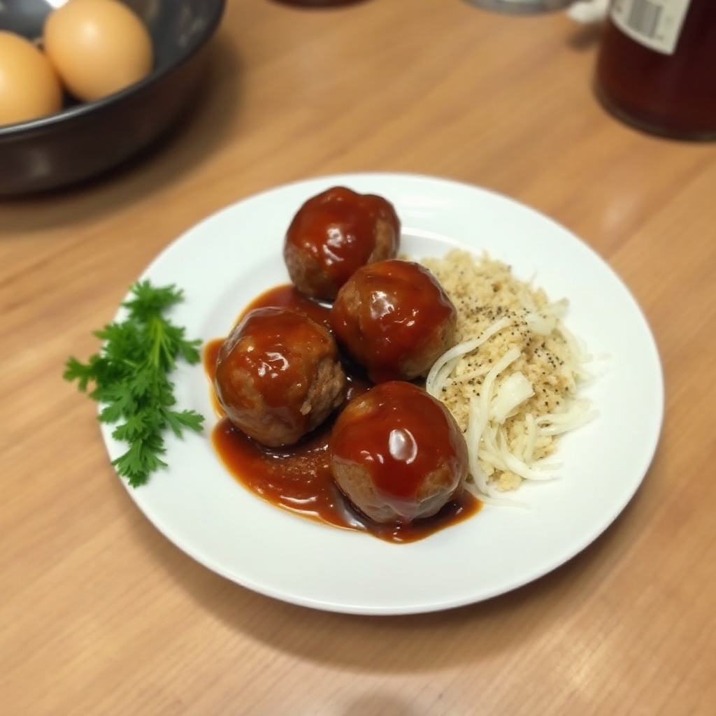 Savory Glazed Meatballs