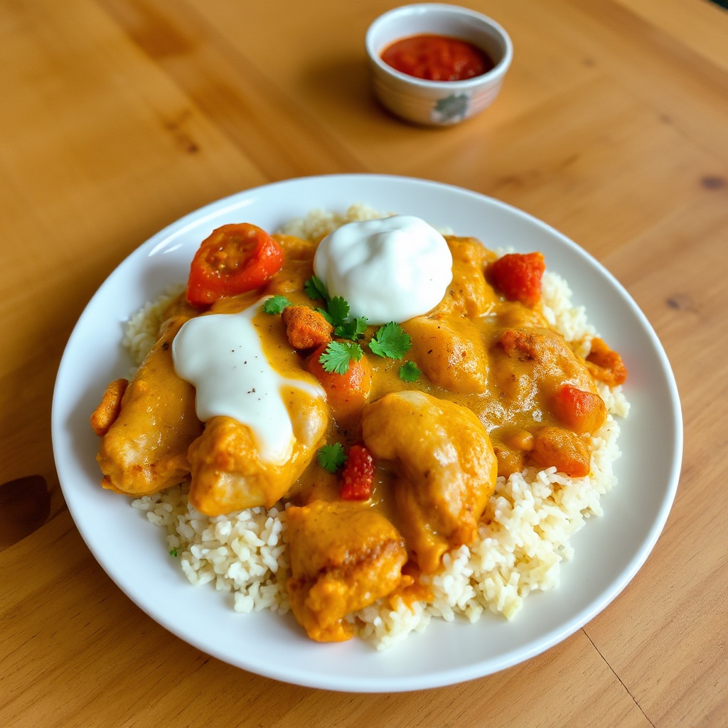 Delizia di Pollo Cremoso e Speziato