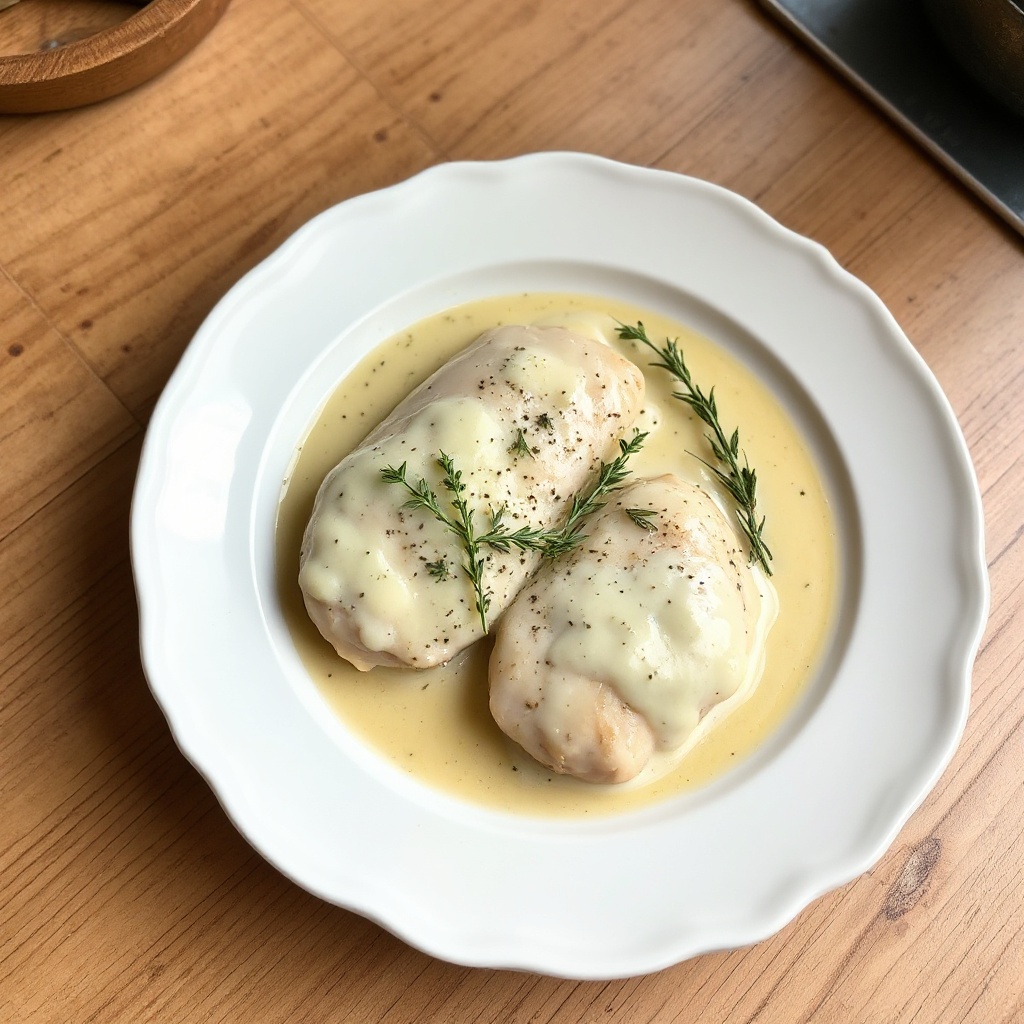 Lemon and Herb Infused Chicken with Creamy Sauce