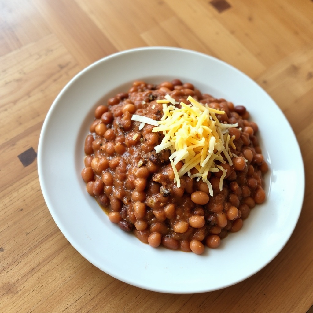 Schnelle und schmackhafte hausgemachte Refried Beans