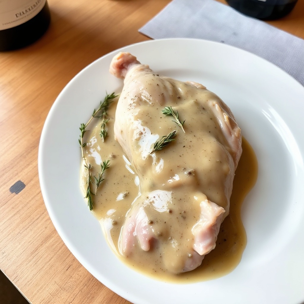 Herb-Infused Roast Turkey with Wine Gravy