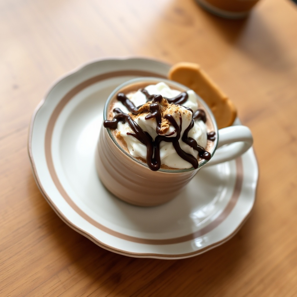 Cremiger Erdnussbutter-Hot Cocoa