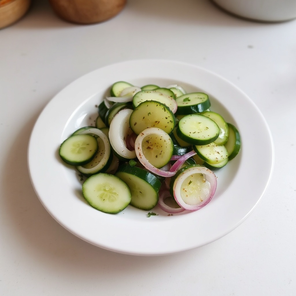 Insalata di Cetrioli Marinati Piccante