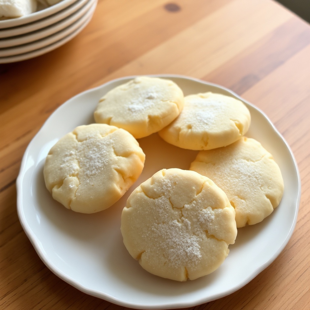 Buttery Vanilla Shortbread Cookies