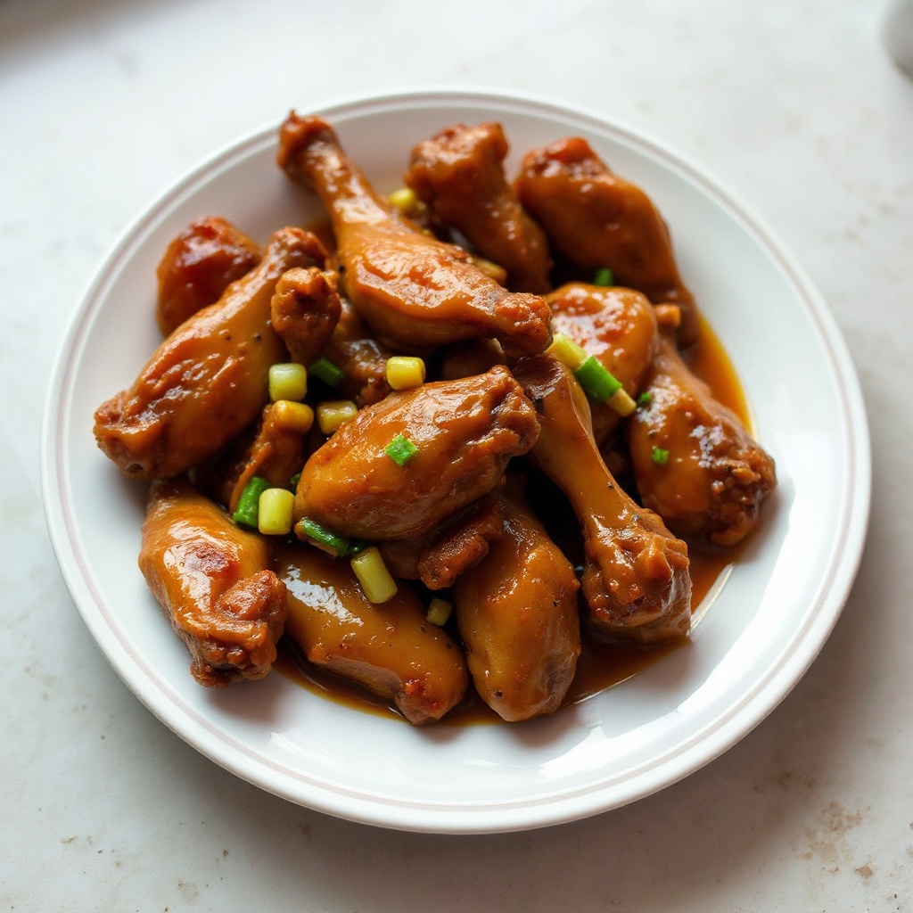 Sweet and Savory Cambodian Chicken Wings