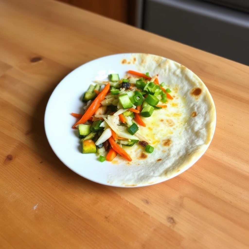 Quesadilla di Verdure con Formaggio e un Tocco Speciale