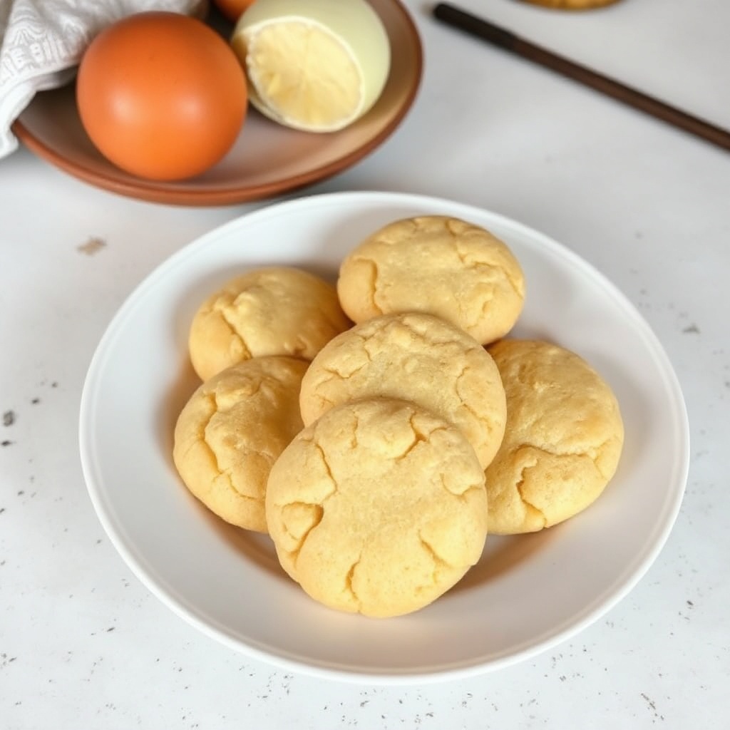 Golden Vanilla Butter Cookies
