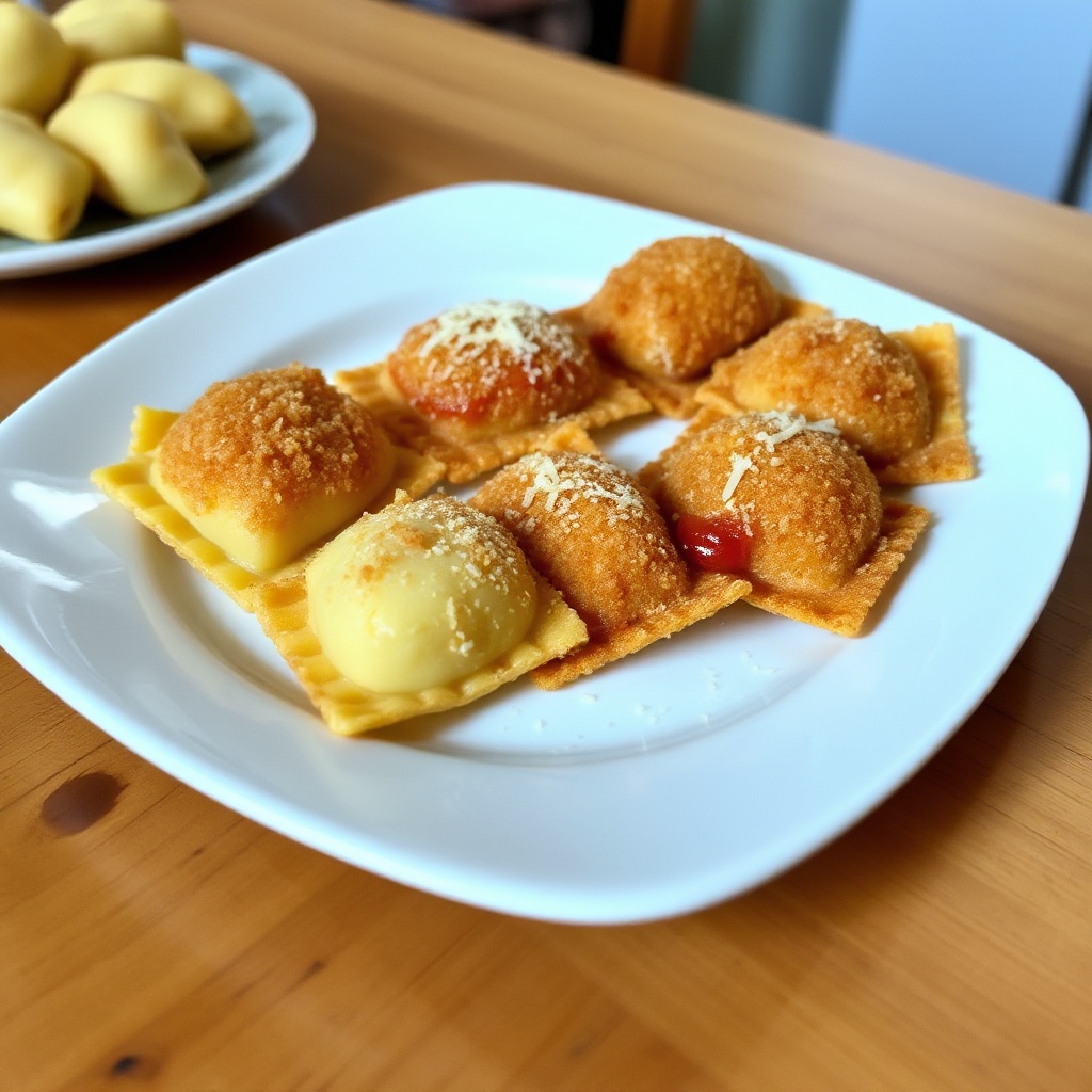 Crispy Fried Ravioli Bites