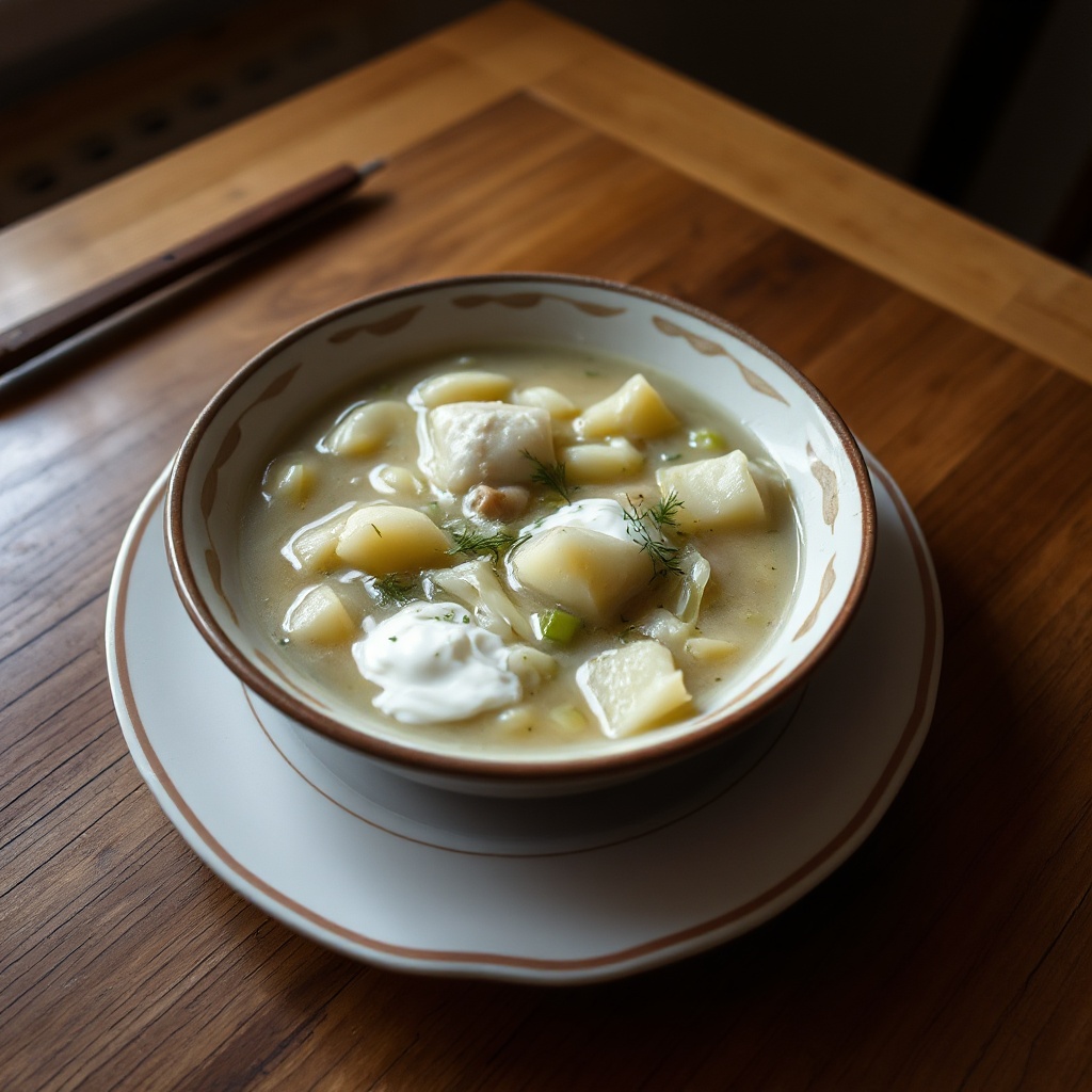 Zuppa di Cavolo e Patate Salata
