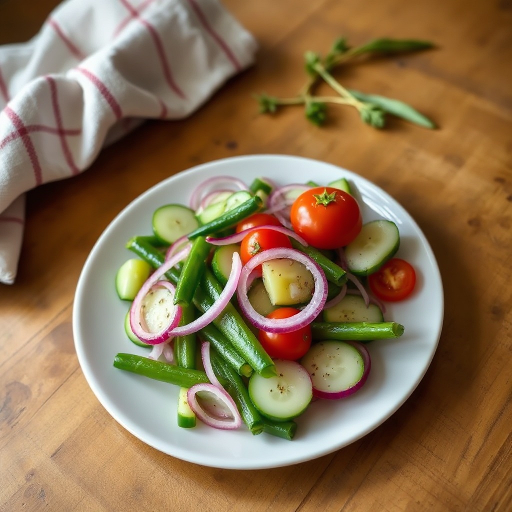 Refreshing German-Style Cucumber Salad