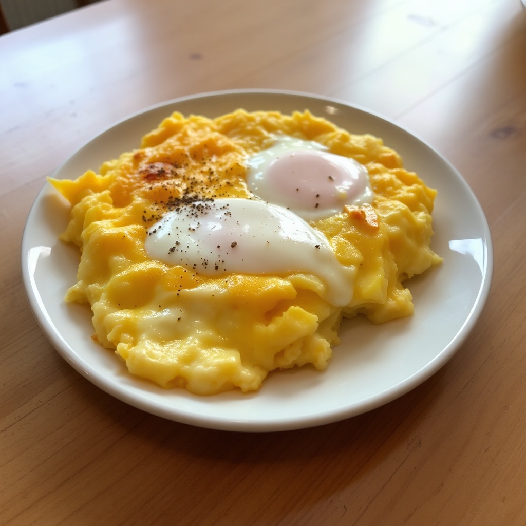 Cheesy Baked Egg Delight