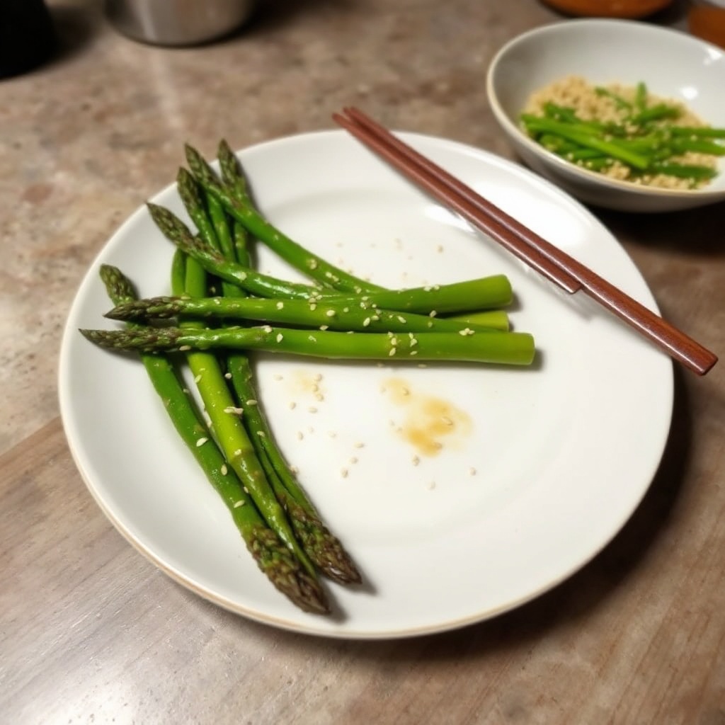 Garlic Sesame Asparagus Delight