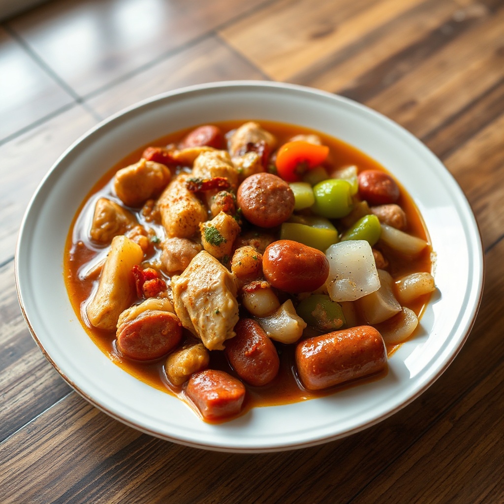 Herzhafter Cajun-Gumbo-Genuss