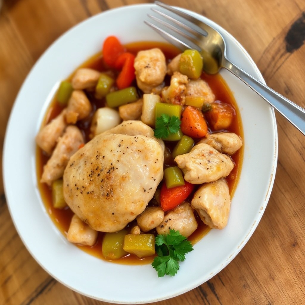 Spicy Cajun Chicken and Vegetable Stew