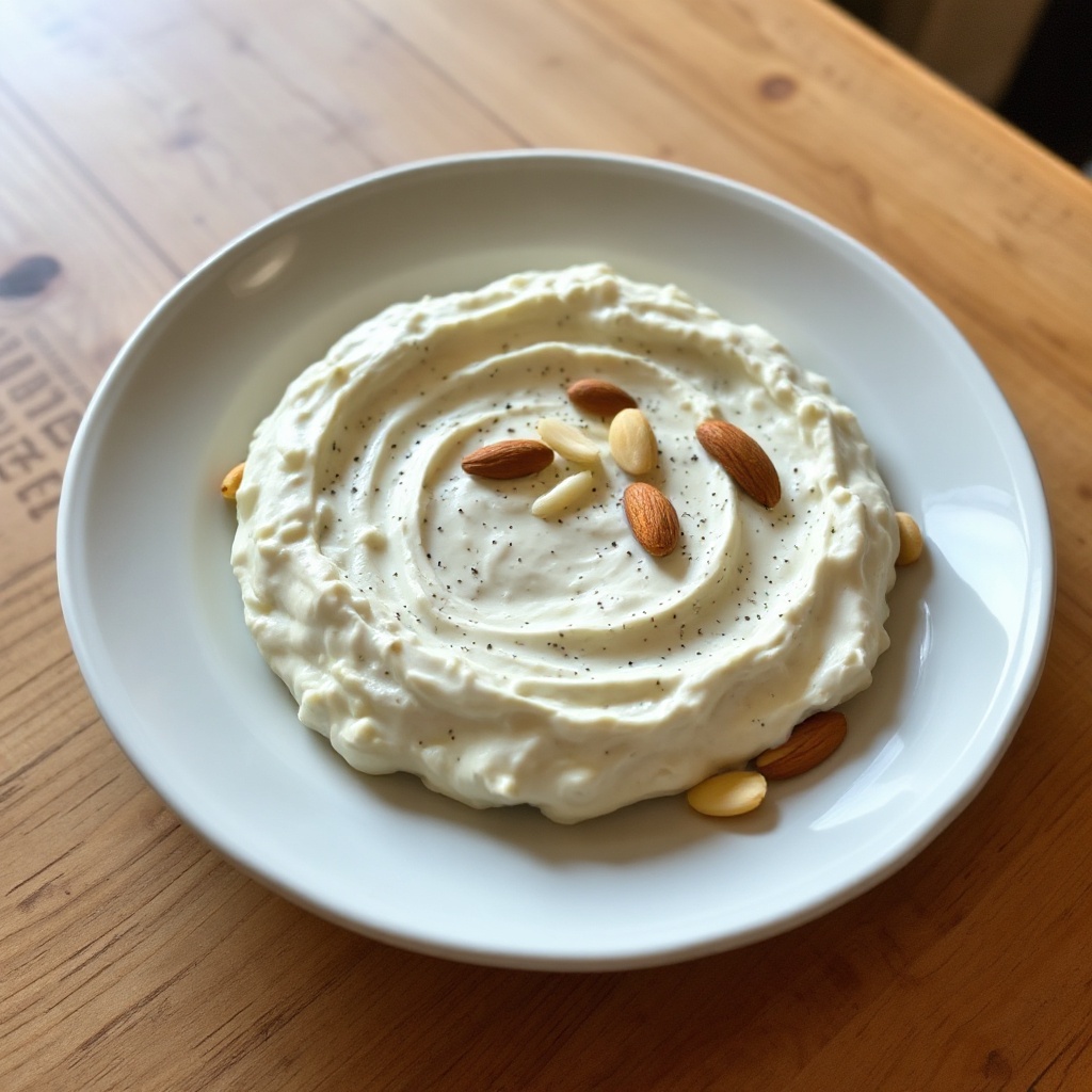 Creamy Swiss and Almond Dip