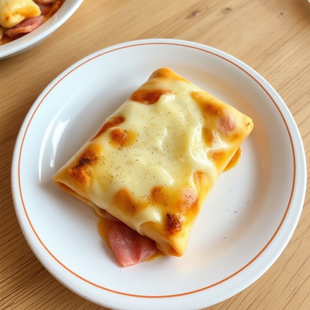 Rotolo di Prosciutto e Formaggio al Forno