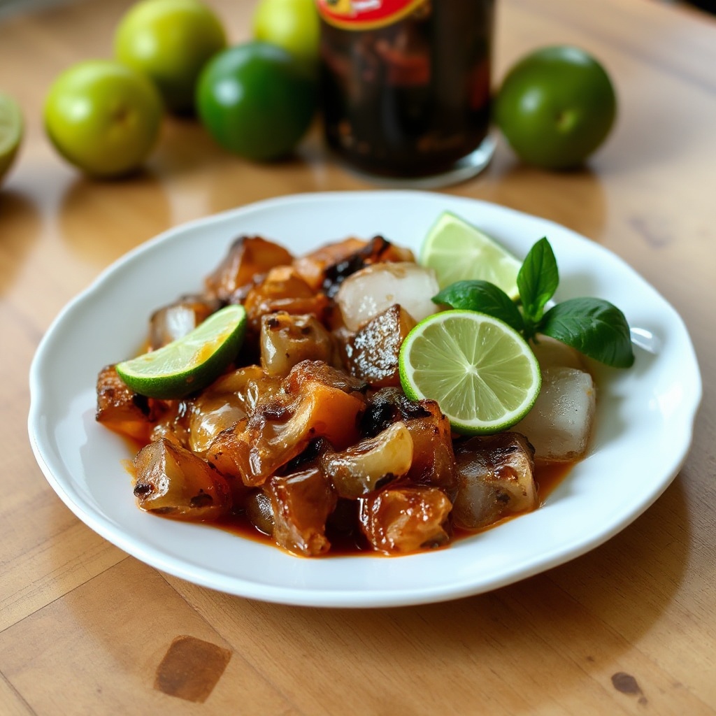 Spritziger Limetten-Cola-Erfrischer